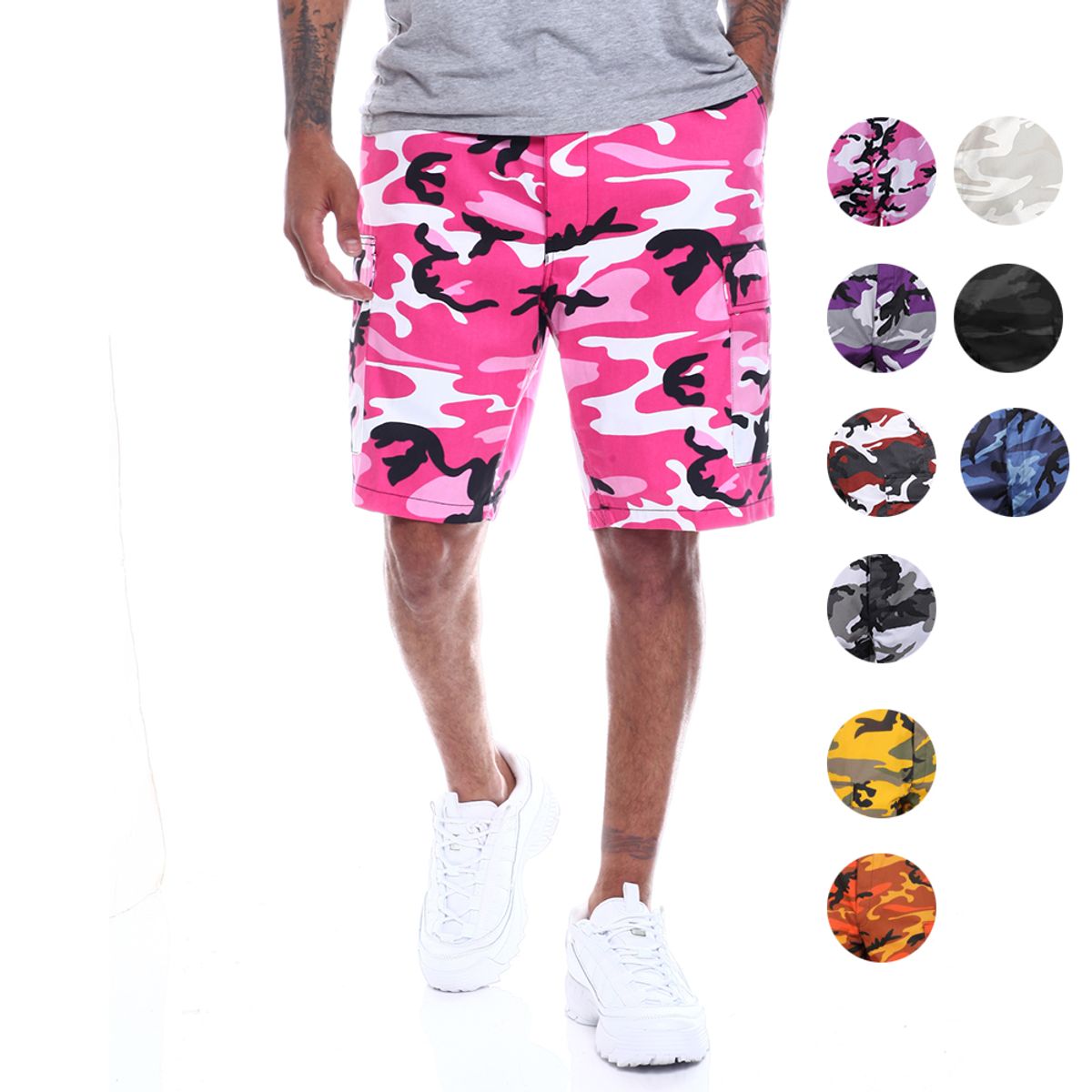 로스코(ROTHCO) 65215 컬러 카모 bdu 숏팬츠