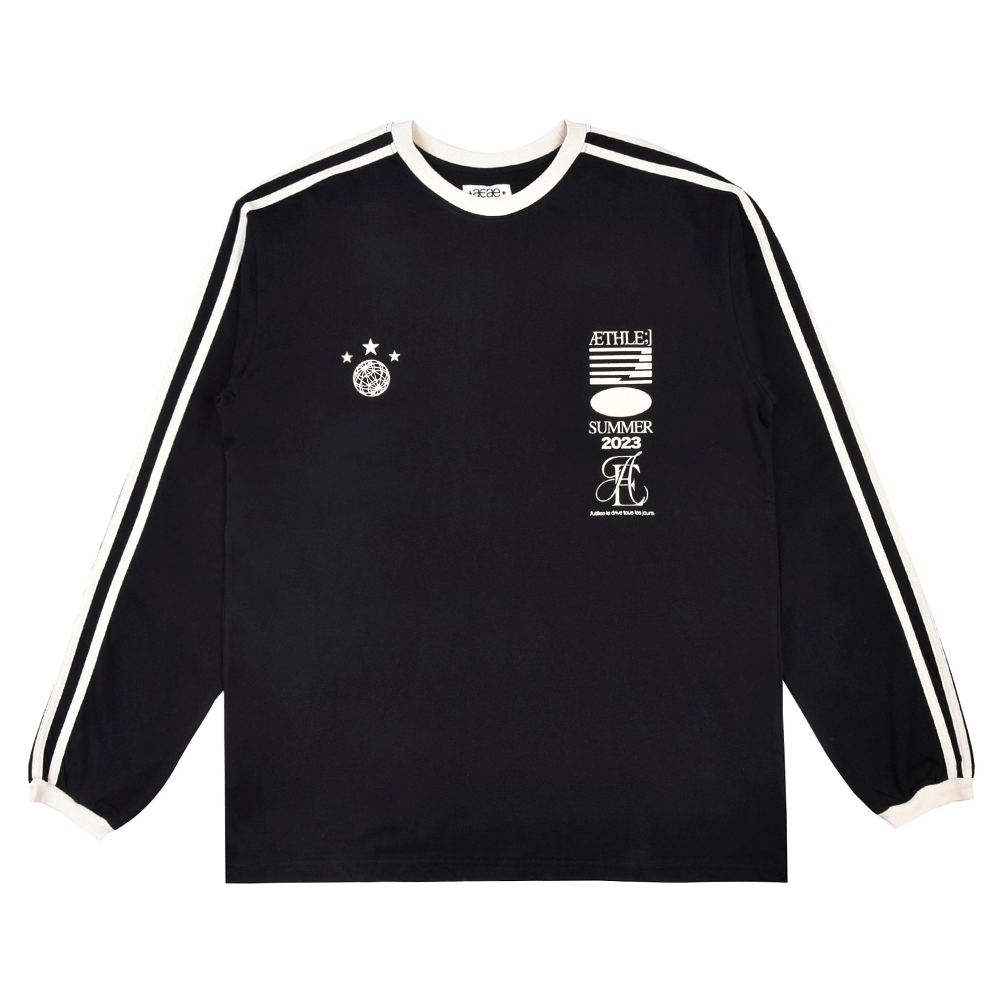 [AEAE]◆韓国大人気◆ Athlete Stripe L/S 3色 ◆追跡可◆ MUSINSA公式 | AEAE ATHLETE STRIPE L/S [BLACK]