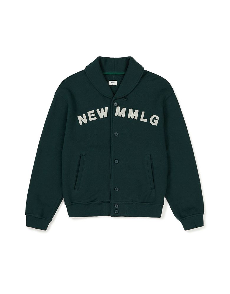 [Mmlg] SHAWL COLLAR SWEAT JUMPER (DEEP GREEN)