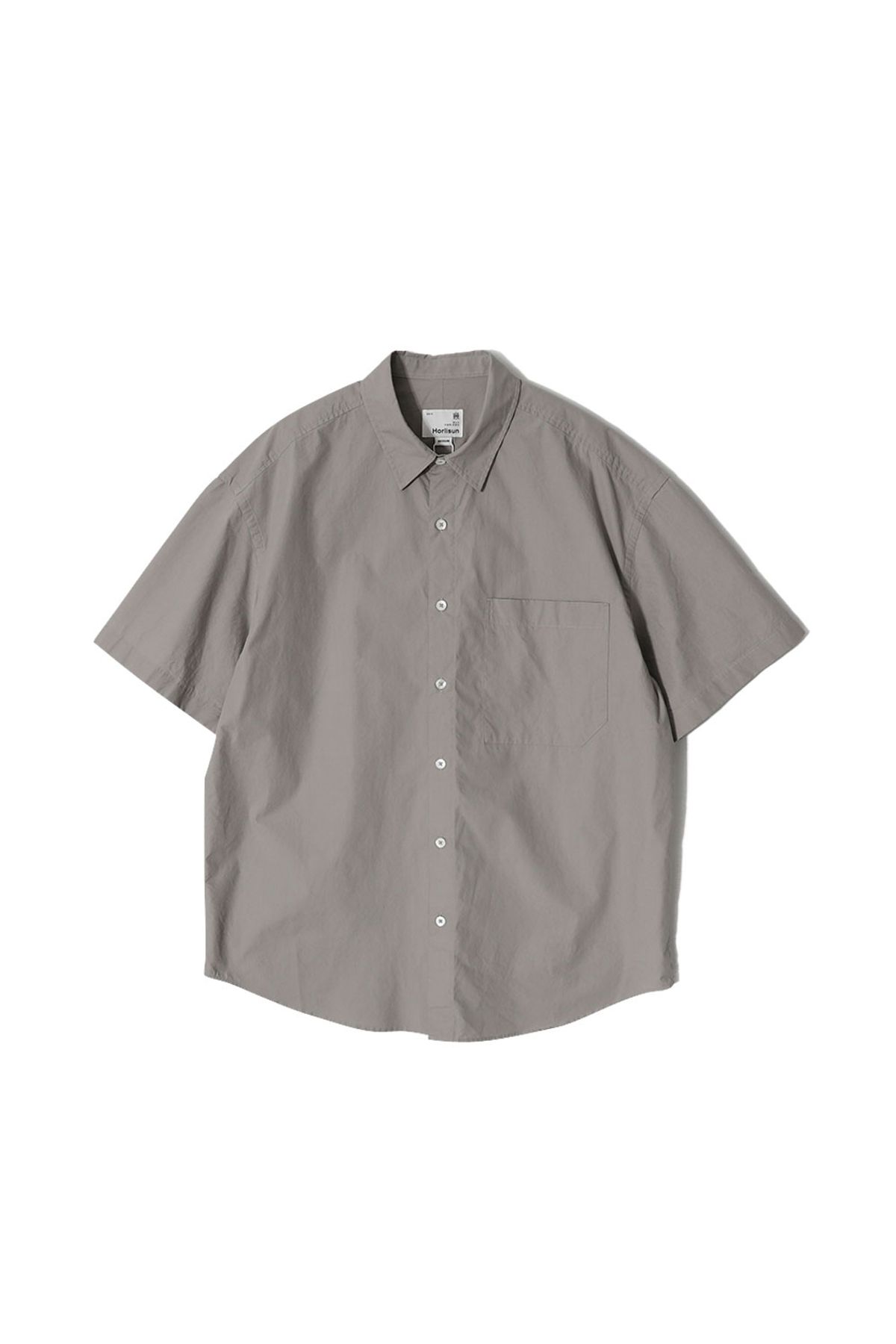 홀리선(HORLISUN) Poole Extra Typewriter Shirt Light Gray