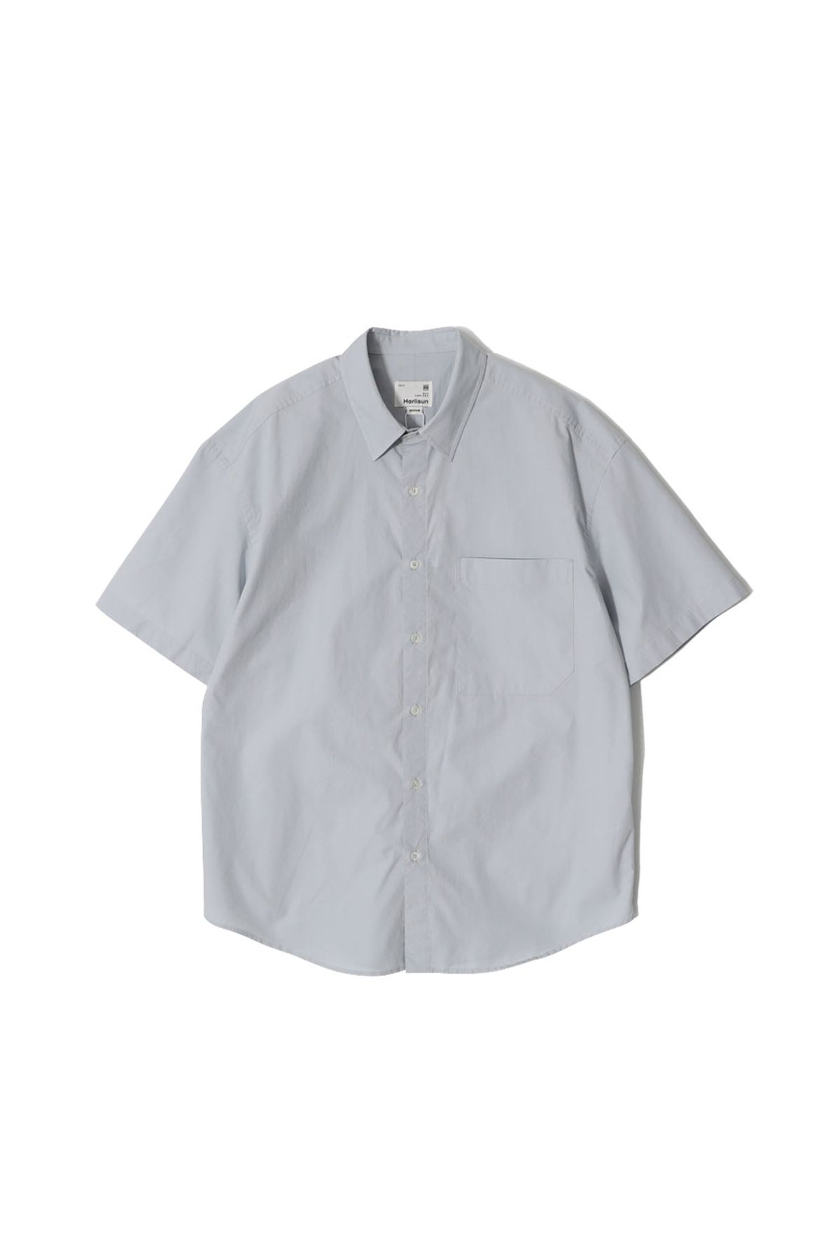 홀리선(HORLISUN) Poole Extra Typewriter Shirt Light Blue