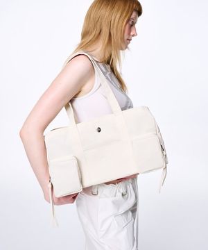 레브 더플백 아이보리