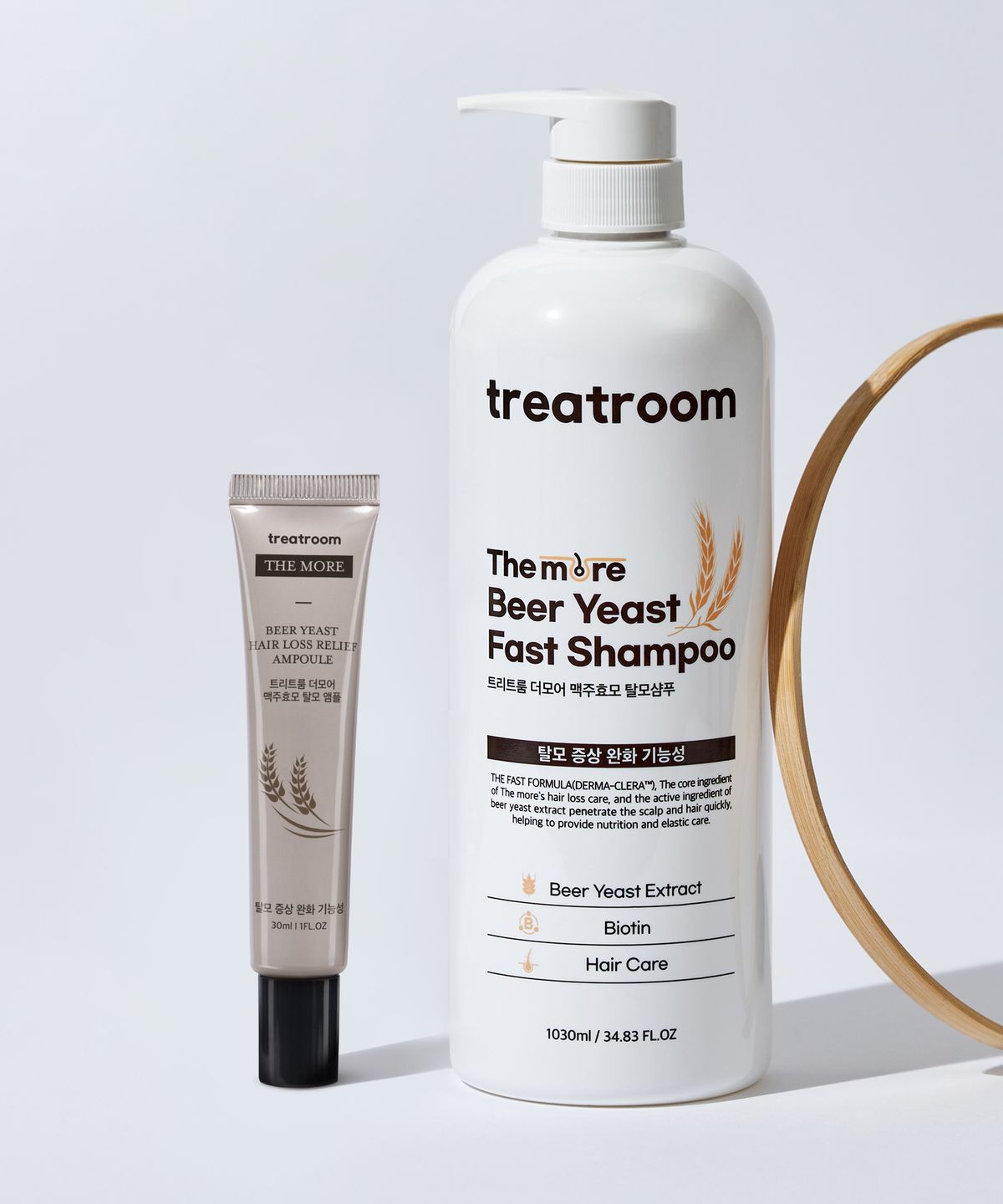 트리트룸(TREATROOM) 더모어 맥주효모 탈모 샴푸 1030ml+탈모 앰플 30ml
