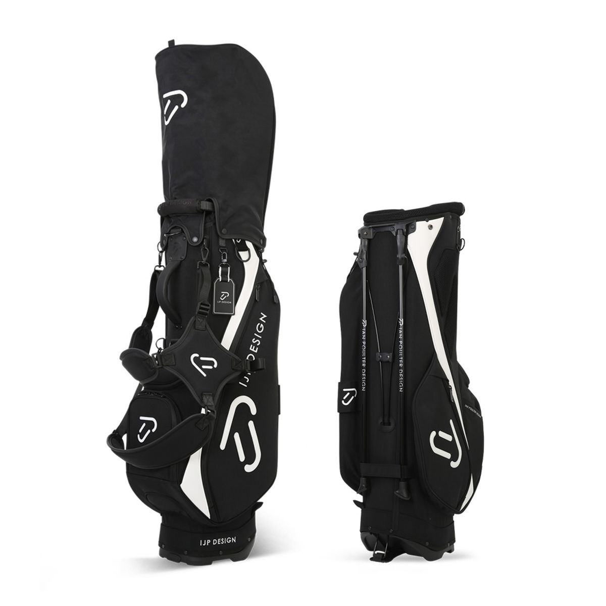 이안 폴터 디자인(IAN POULTER DESIGN) 와샤블 라이트 스탠드 골프백 - IPU3ACB722 BK