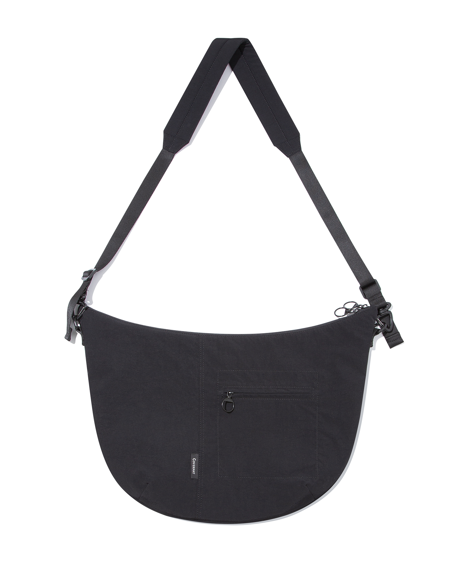 [COVERNAT]★CITYFLOW HOBO BAG City Flow Hobo Bag Charcoal - Covernat | 60% - Asian Fashion