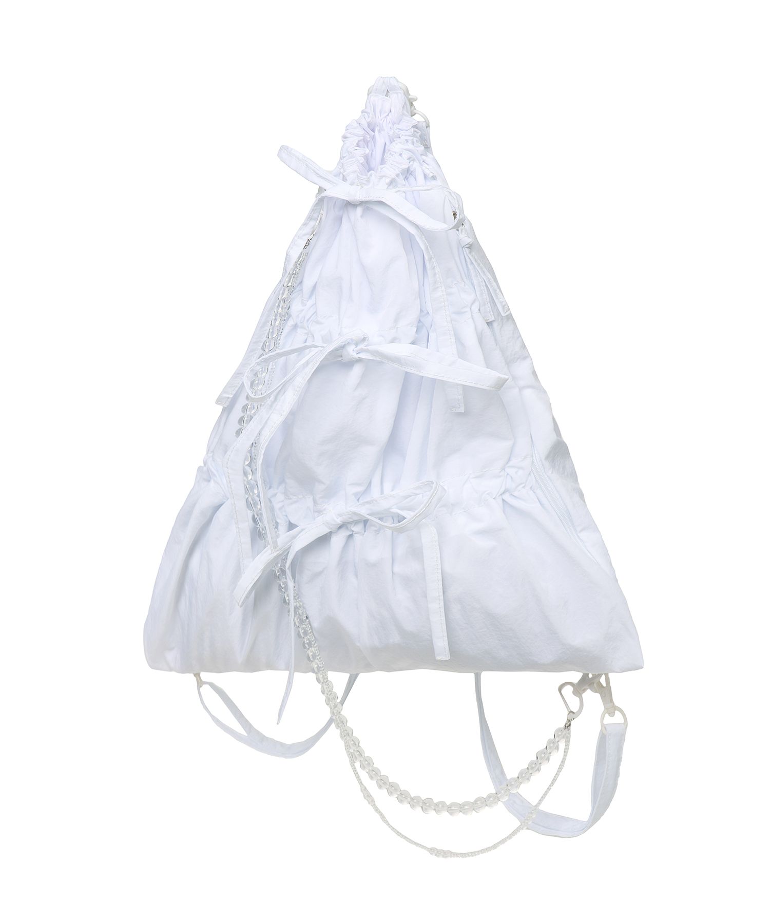 PARTIMENTO★韓国★人気★UTILITY RIBBON SHIRRING GYM SACK MUSINSA | PARTIMENTO WOMEN Utility Ribbon Shirring Gym