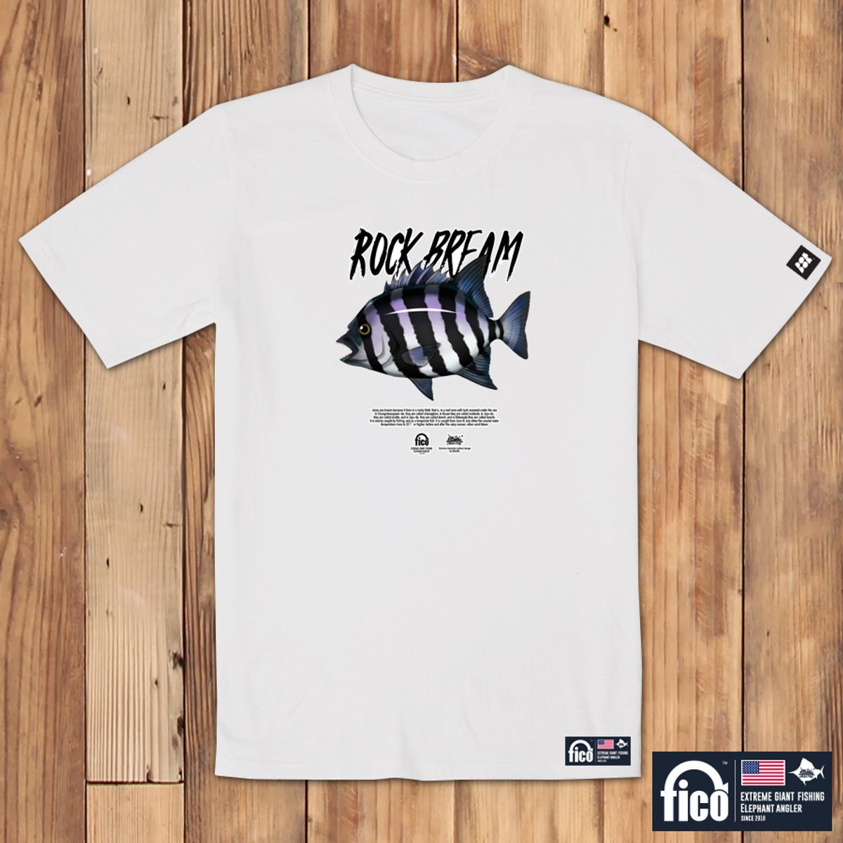 돌돌(DOLDOL) FICO_tshirts-160 익스트림 낚시 브랜드 피코 시즌2 캐릭터 그래픽 디자인 티셔츠