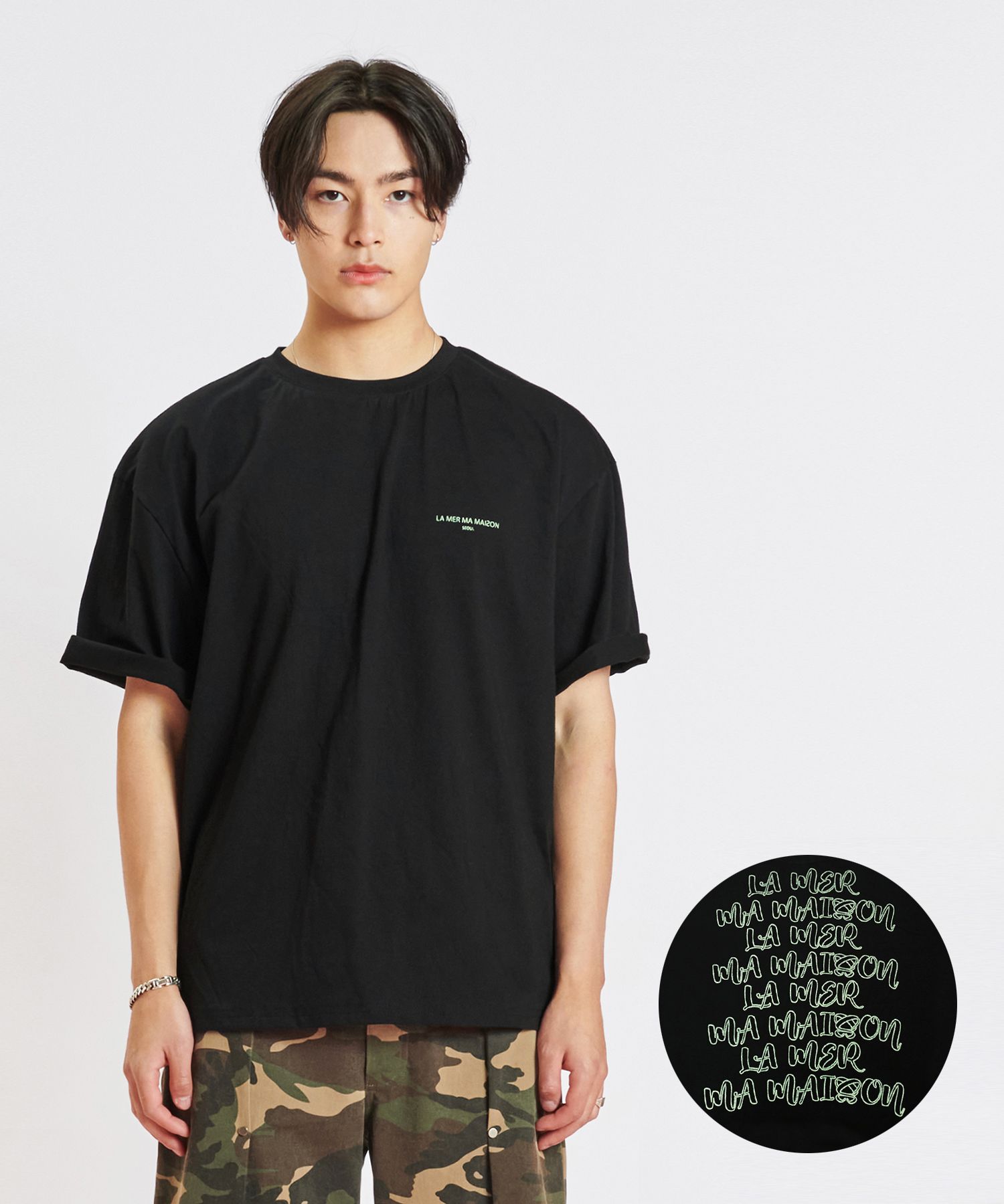 【LA MER MA MAISON】23SS★ PIGMENT LOOSE FIT HALF-T Designer fashion, Seoul-fully created | W Concept