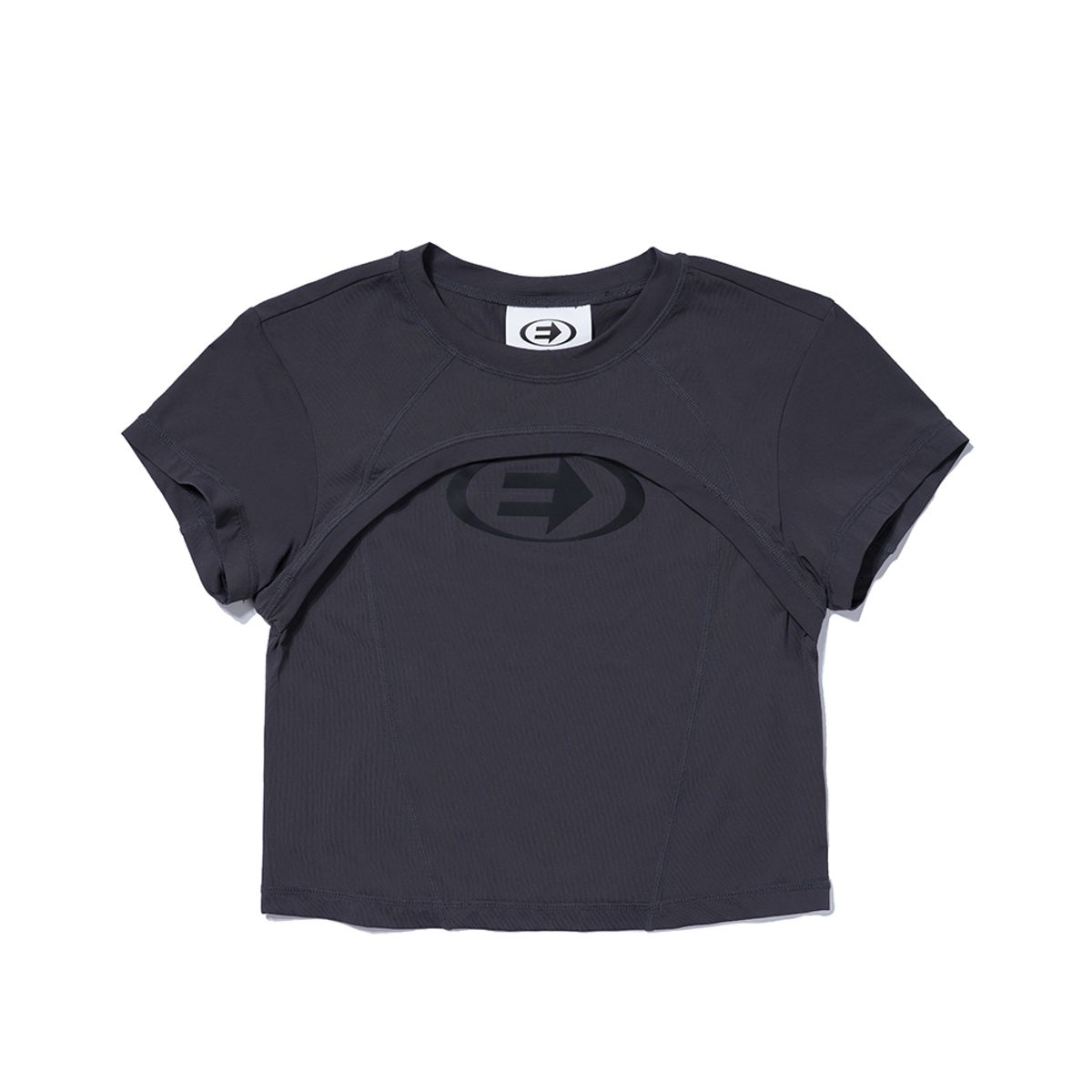 엑스트라오디너리(EXTRAORDINARY) W EX SPORT TECHNICAL TEE  CHARCOAL