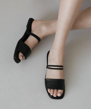 블로시 스트랩 샌들 (1cm)