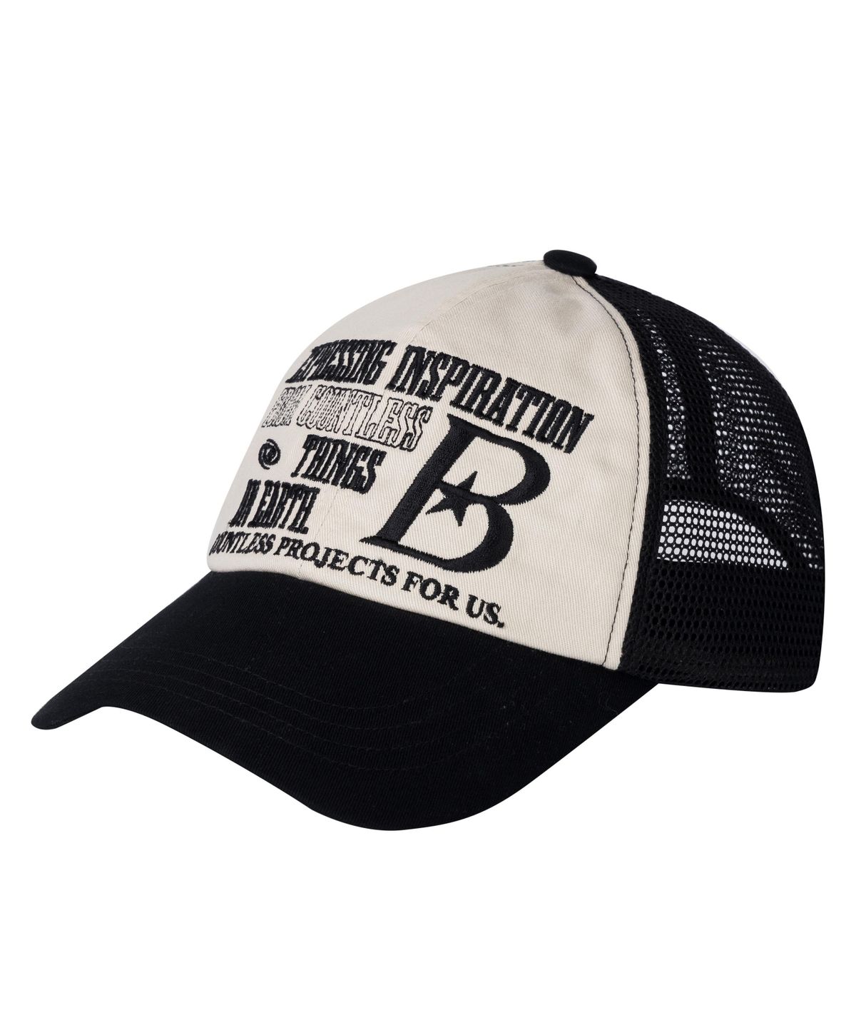 바우프(BAUF) B LOGO 메쉬 볼캡 [블랙]