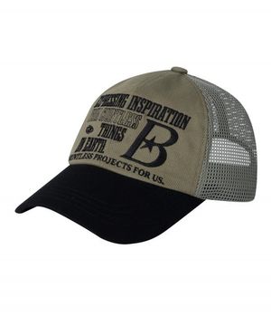 B LOGO 메쉬 볼캡 [카키]