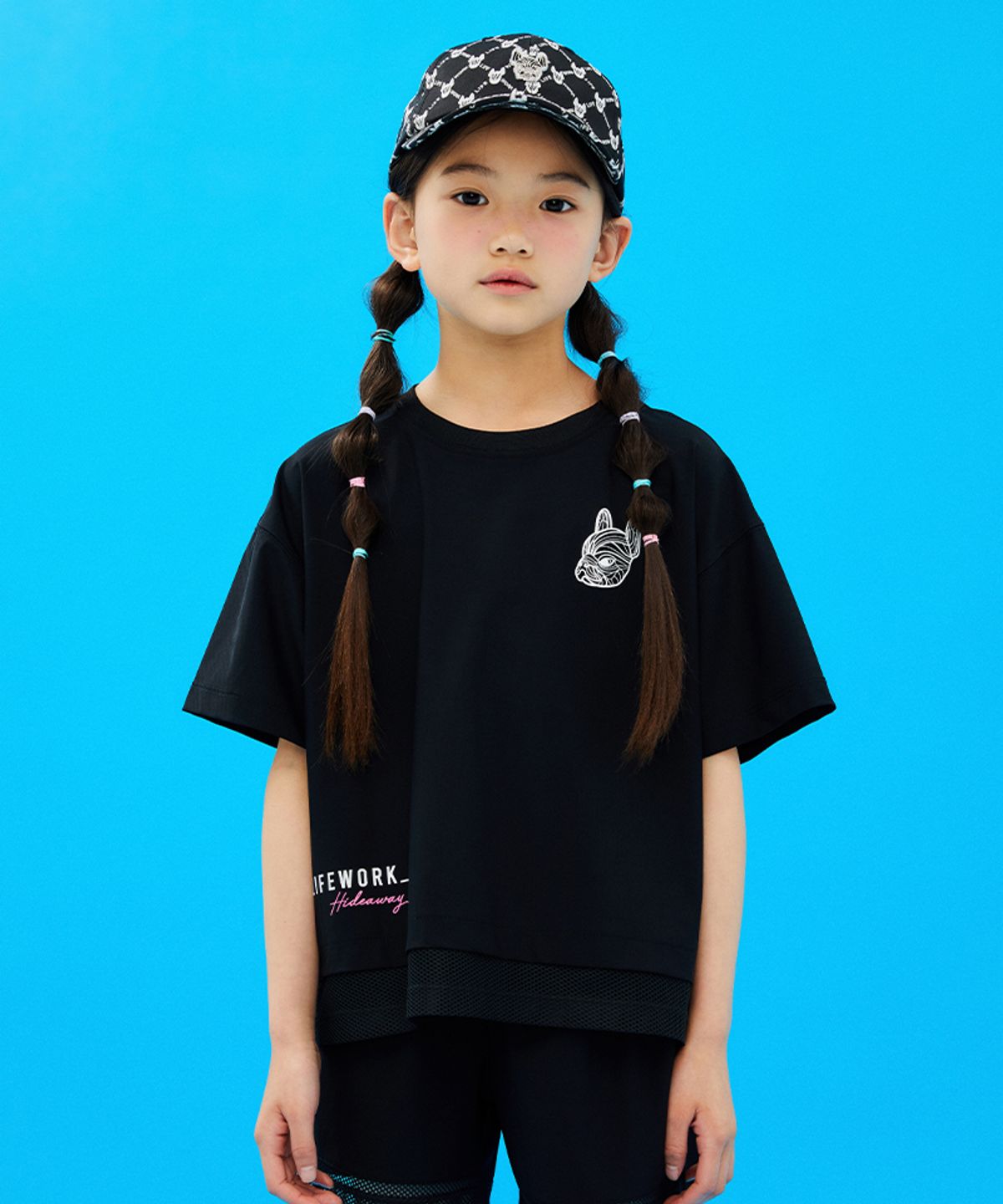 라이프워크 키즈(LIFEWORK KIDS) 키즈) 벤츄리 메쉬 반팔 티셔츠