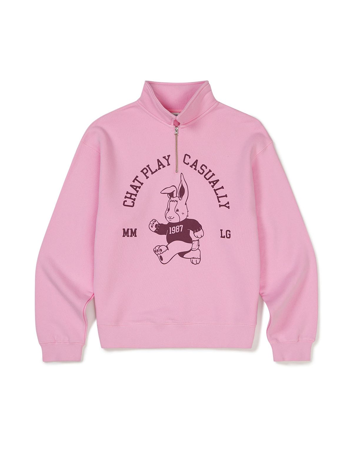 엠엠엘지(MMLG) [Mmlg] MELGE RUGBY SWEAT (SOFT PINK)