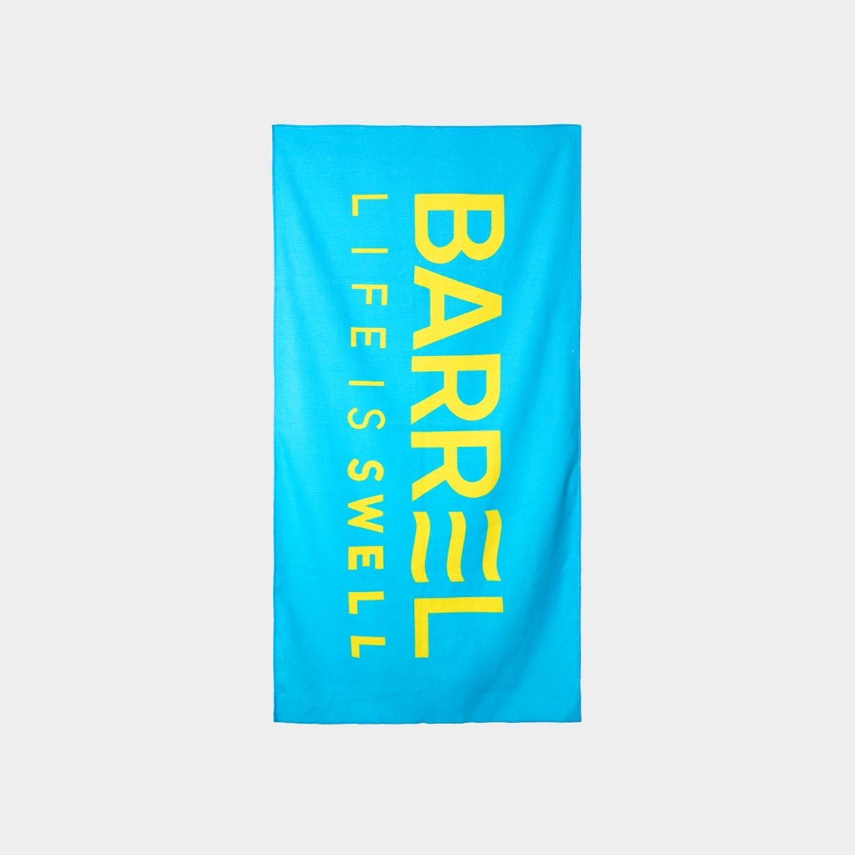 배럴(BARREL) 빅 로고 비치 타월 아쿠아블루 (B3SUABT001AQB)