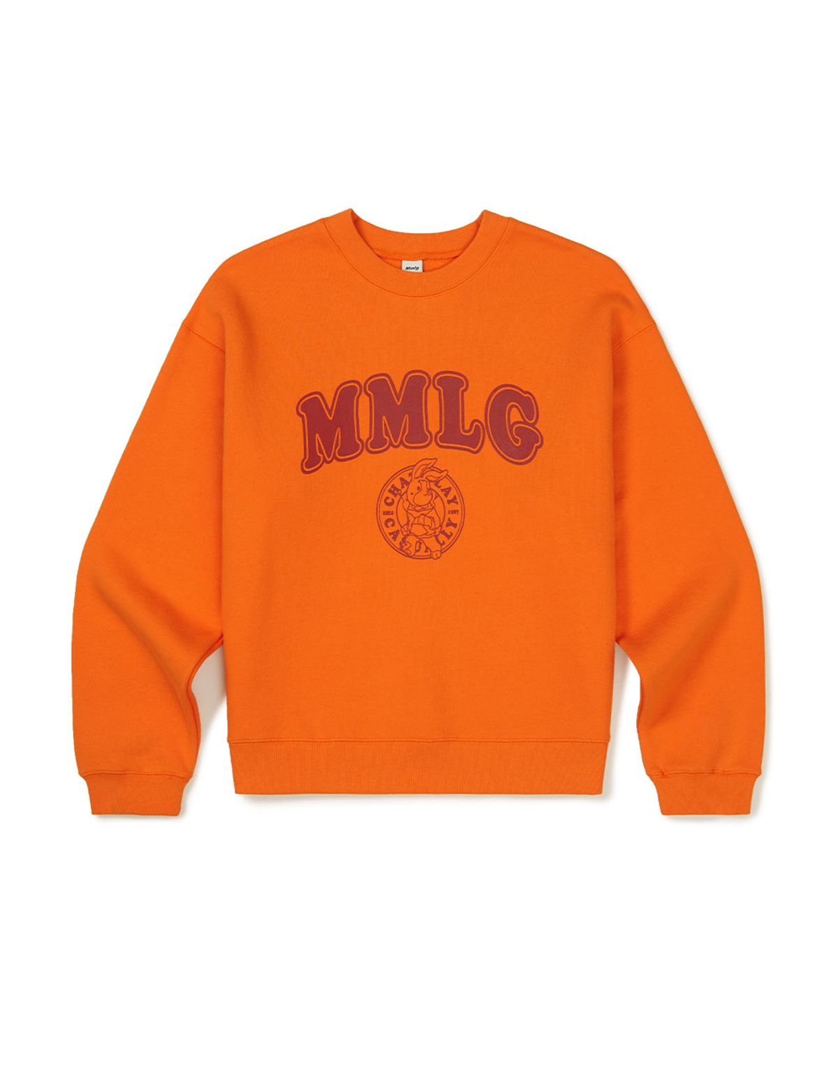 엠엠엘지(MMLG) [Mmlg] RUNNING CREST SWEAT (UNIVERSE ORANGE)