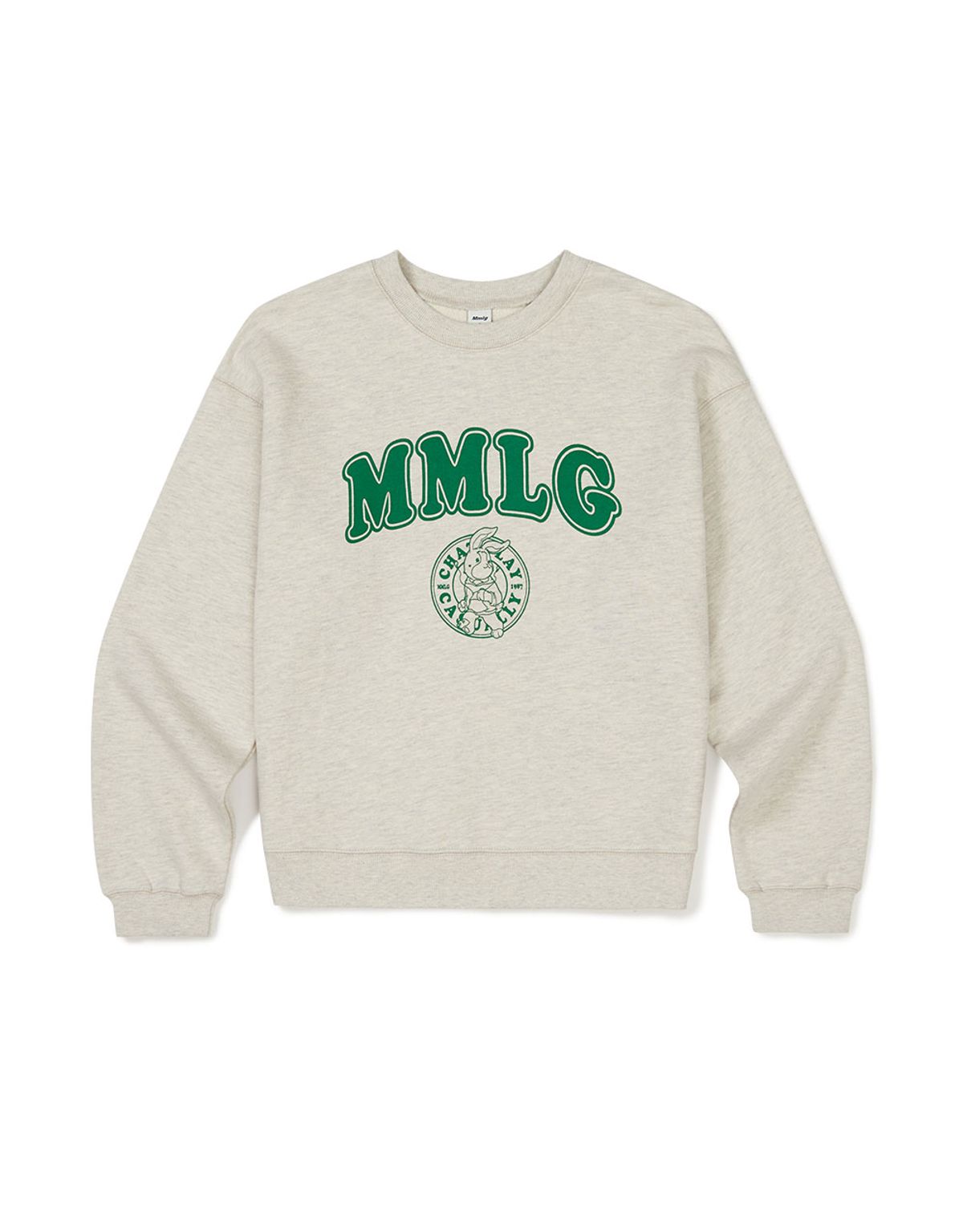 엠엠엘지(MMLG) [Mmlg] RUNNING CREST SWEAT (OATMEAL)