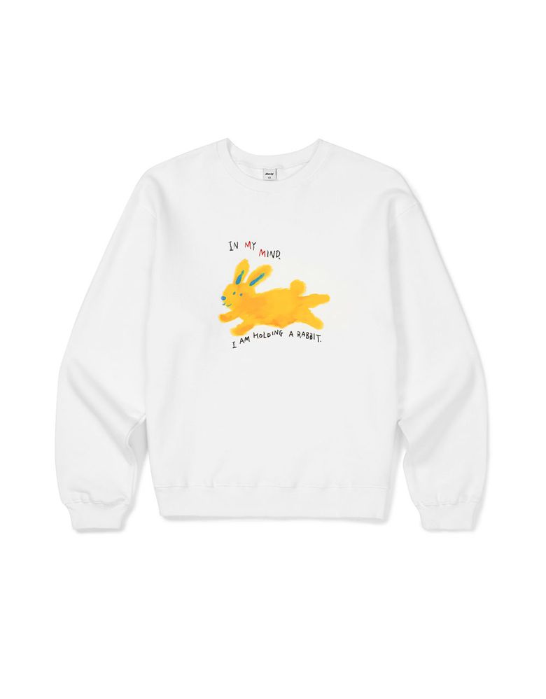 RUN RABBIT SWEAT (EVERY WHITE)