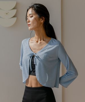 여성요가복 위스퍼 크롭 가디건 3TT3329