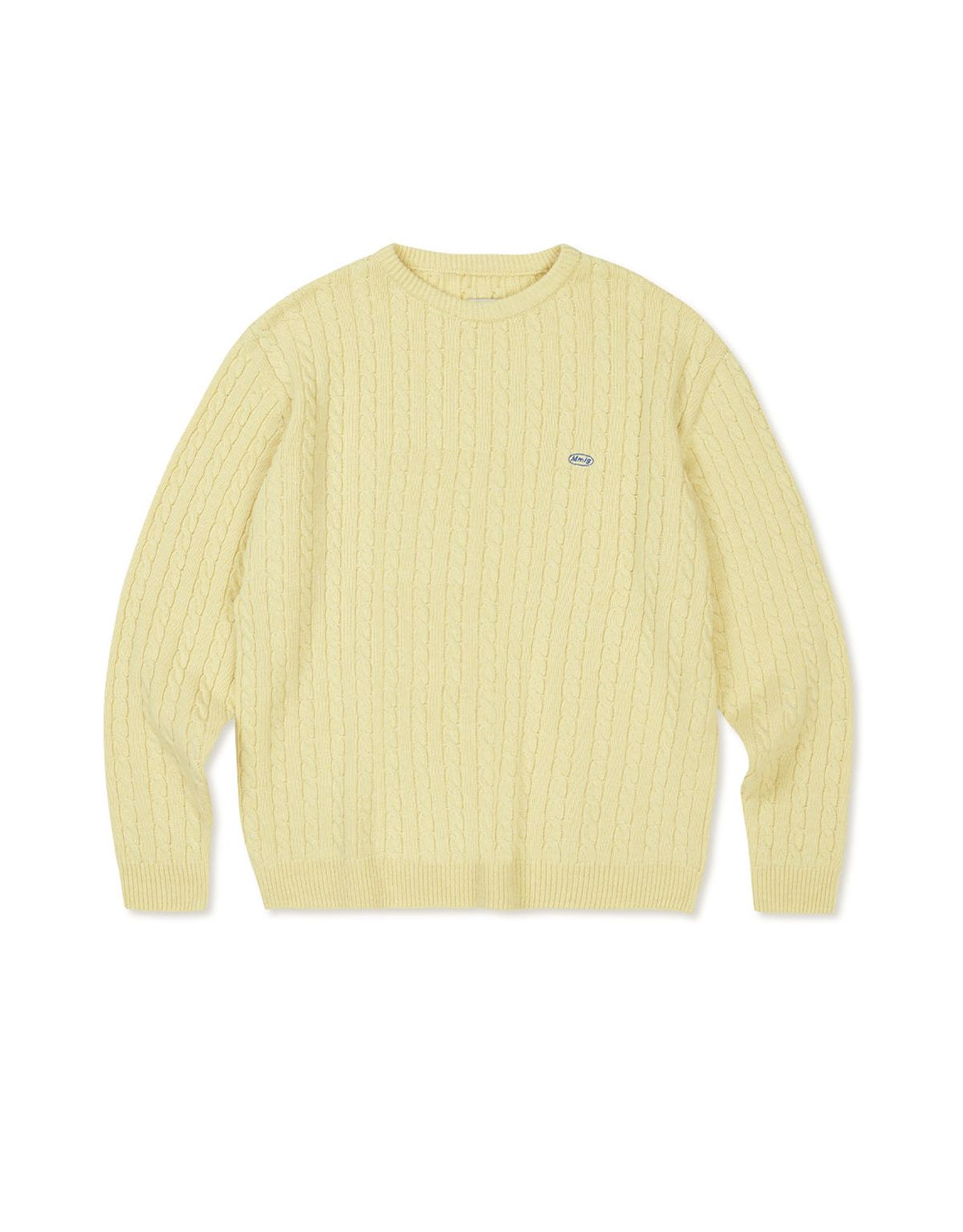 엠엠엘지(MMLG) [Mmlg] CABLE KNIT (LIGHT YELLOW)