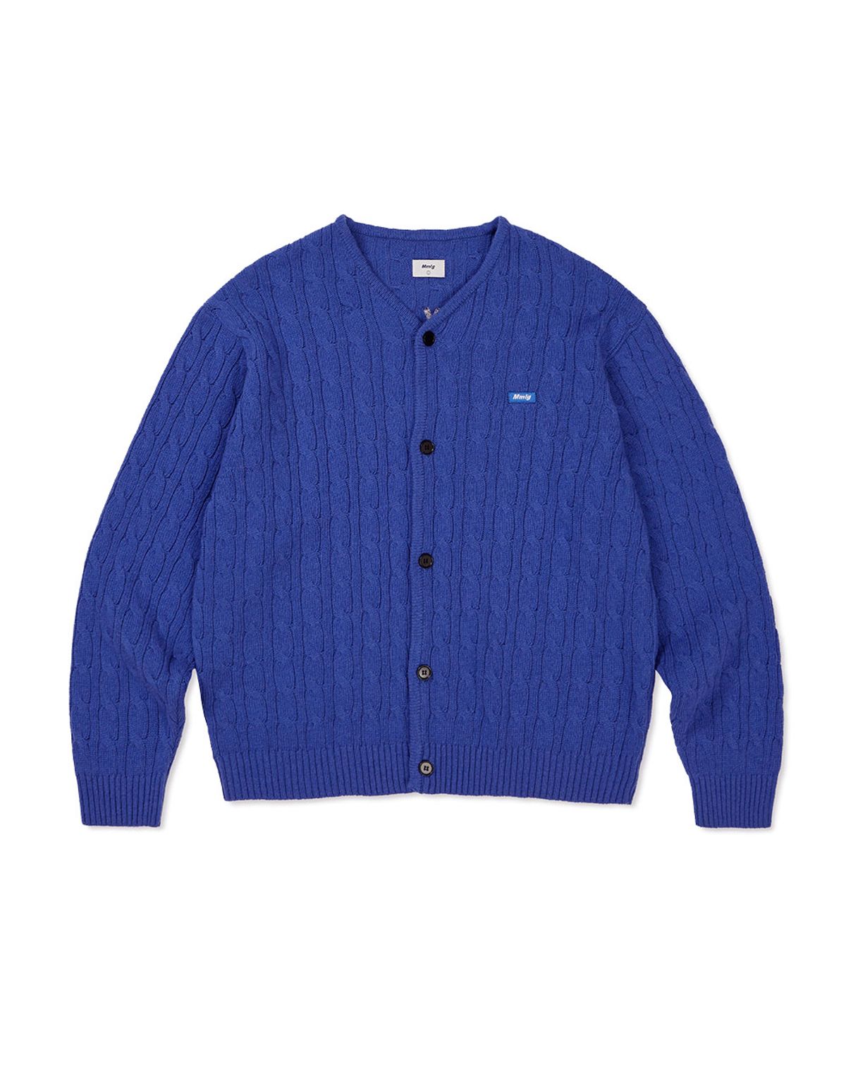 엠엠엘지(MMLG) [Mmlg] CPC CABLE CARDIGAN (BLUE)