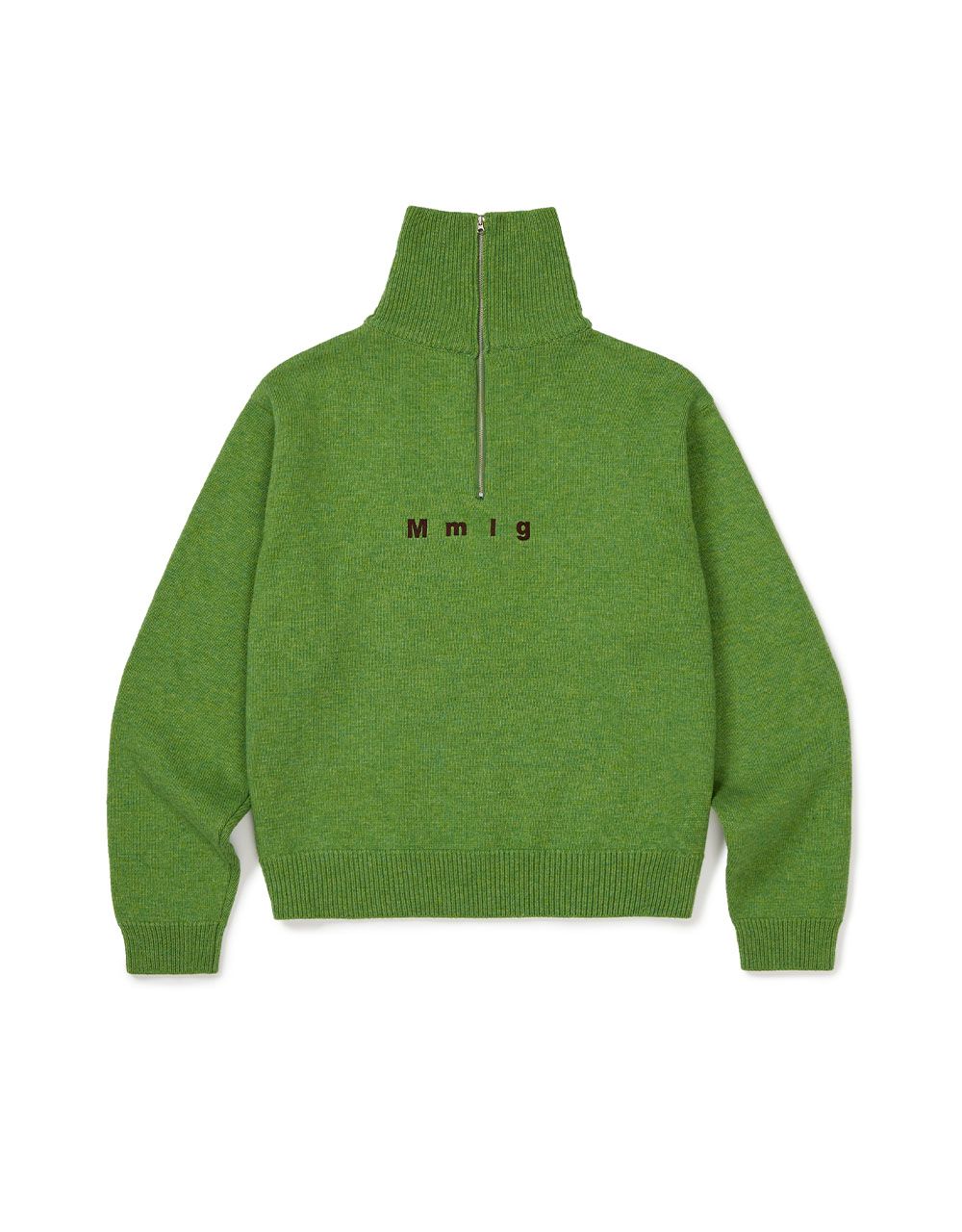 ★韓国の人気★【87MM】★[Mmlg] BETWEEN HALF ZIP KNI.T★ MUSINSA公式 | MMLG [Mmlg] BETWEEN HALF ZIP KNIT (LIGHT GREEN)