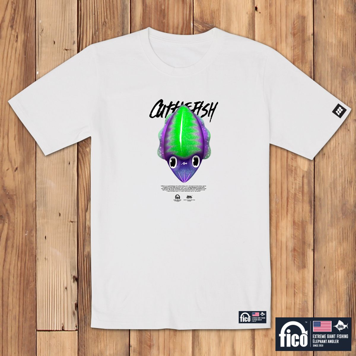 돌돌(DOLDOL) FICO_tshirts-169 익스트림 낚시 브랜드 피코 시즌2 캐릭터 그래픽 디자인 티셔츠