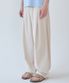쿨써머 린넨 원턱 와이드 팬츠 베이지