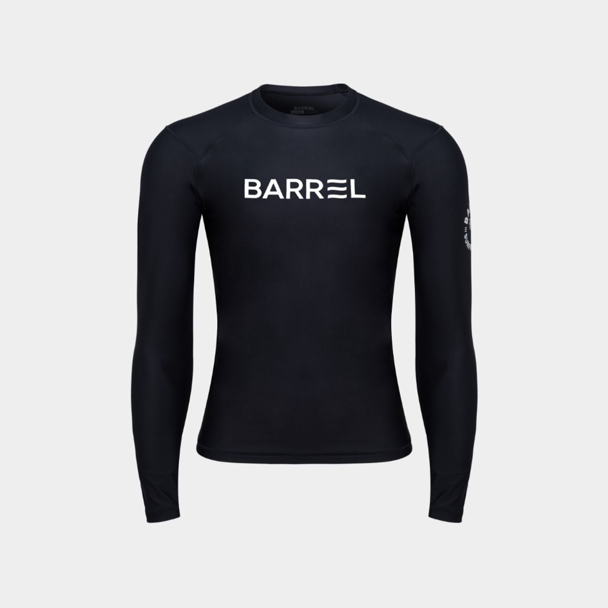 배럴(BARREL) 맨 선셋 스탠다드핏 래쉬가드 블랙 (B3SMWRG005BLK)