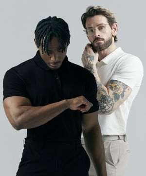 [2PACK] 스탠다드 머슬핏 카라티