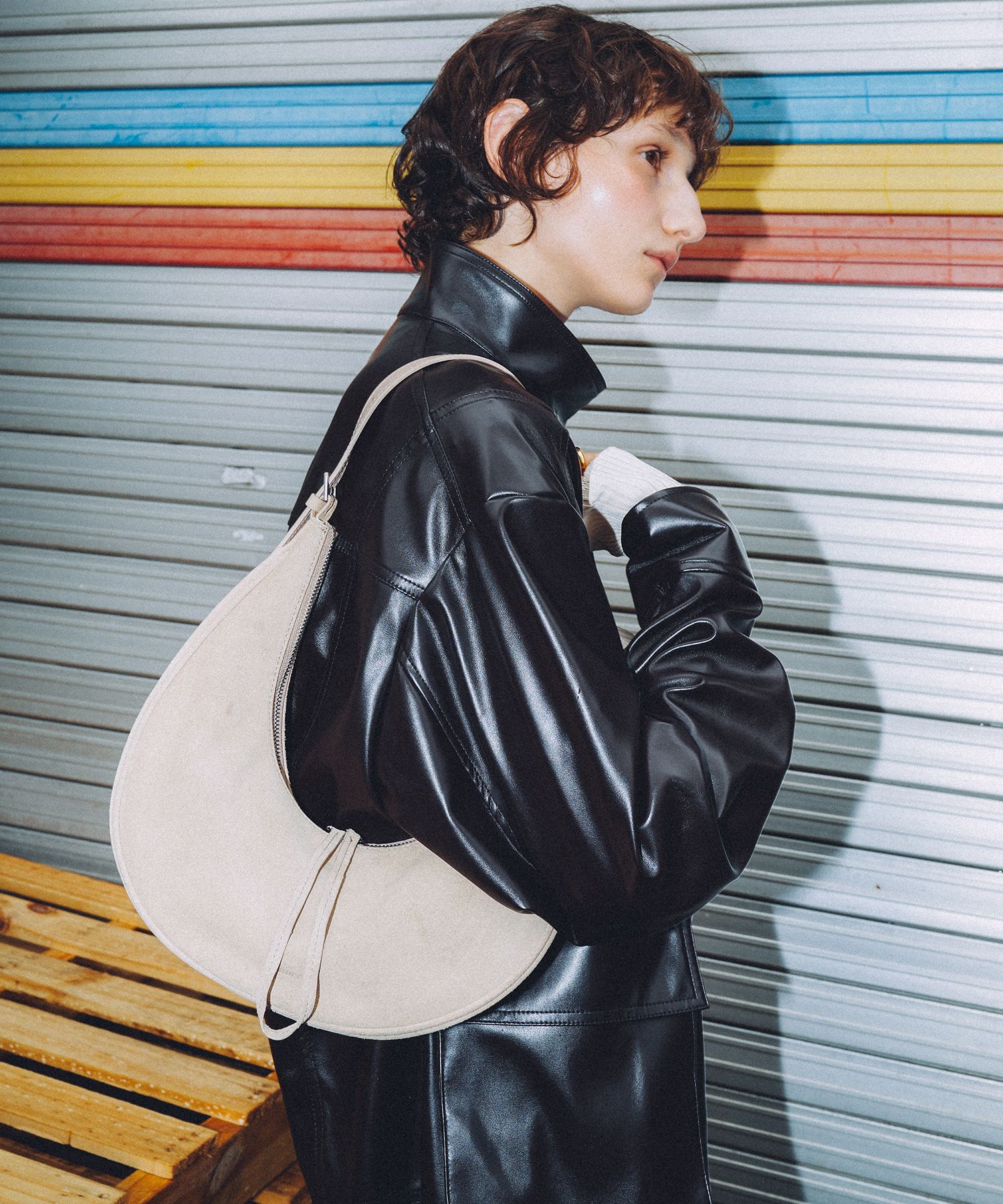 [FENNEC]★MINI CRESCENT BAG MUSINSA | fennec CRESCENT BAG - YELLOW GREEN