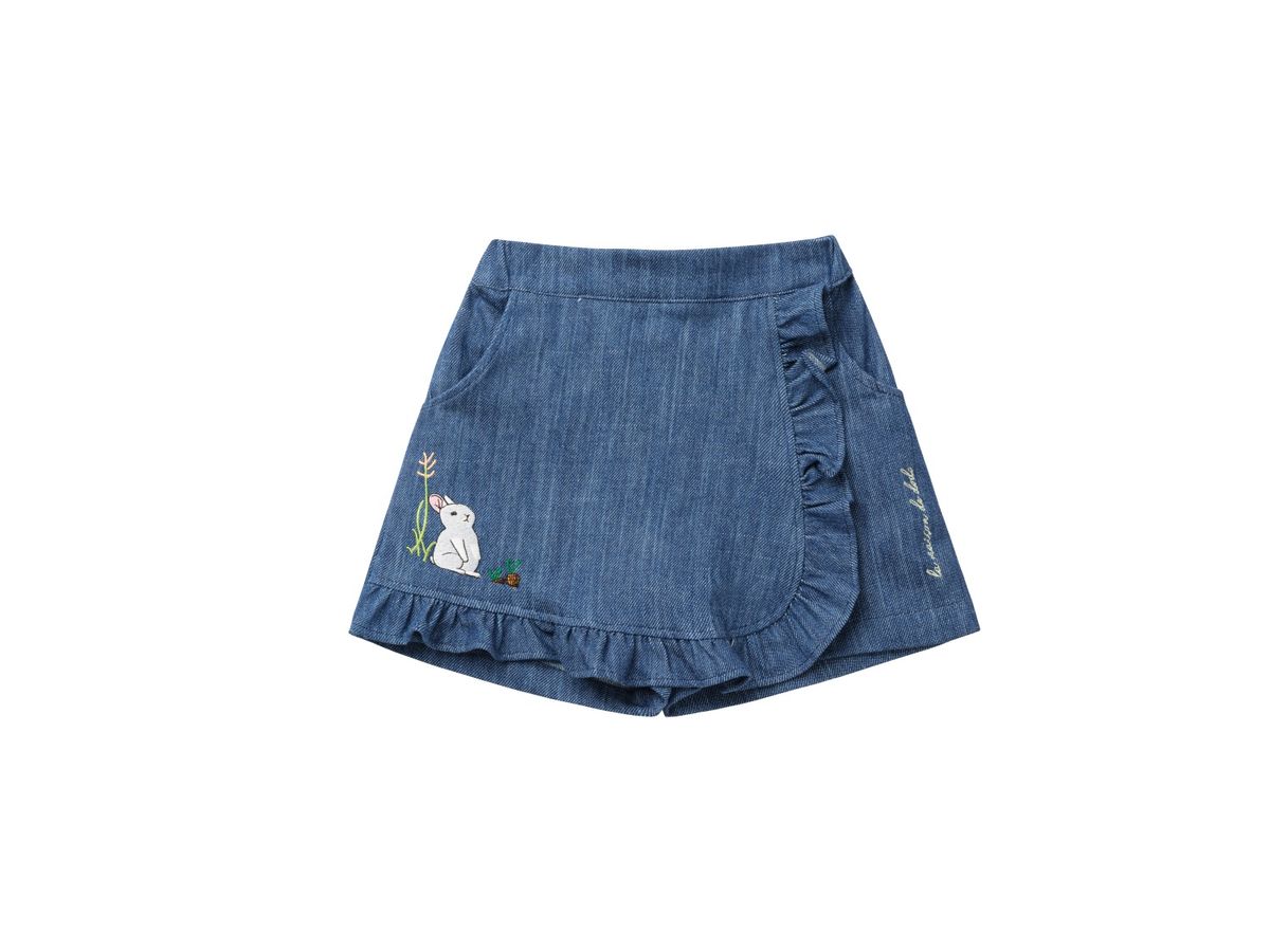 라메종드도도(LA MAISON DE DODO) Lovely Pants Skirt with a Rabbit_치마바지