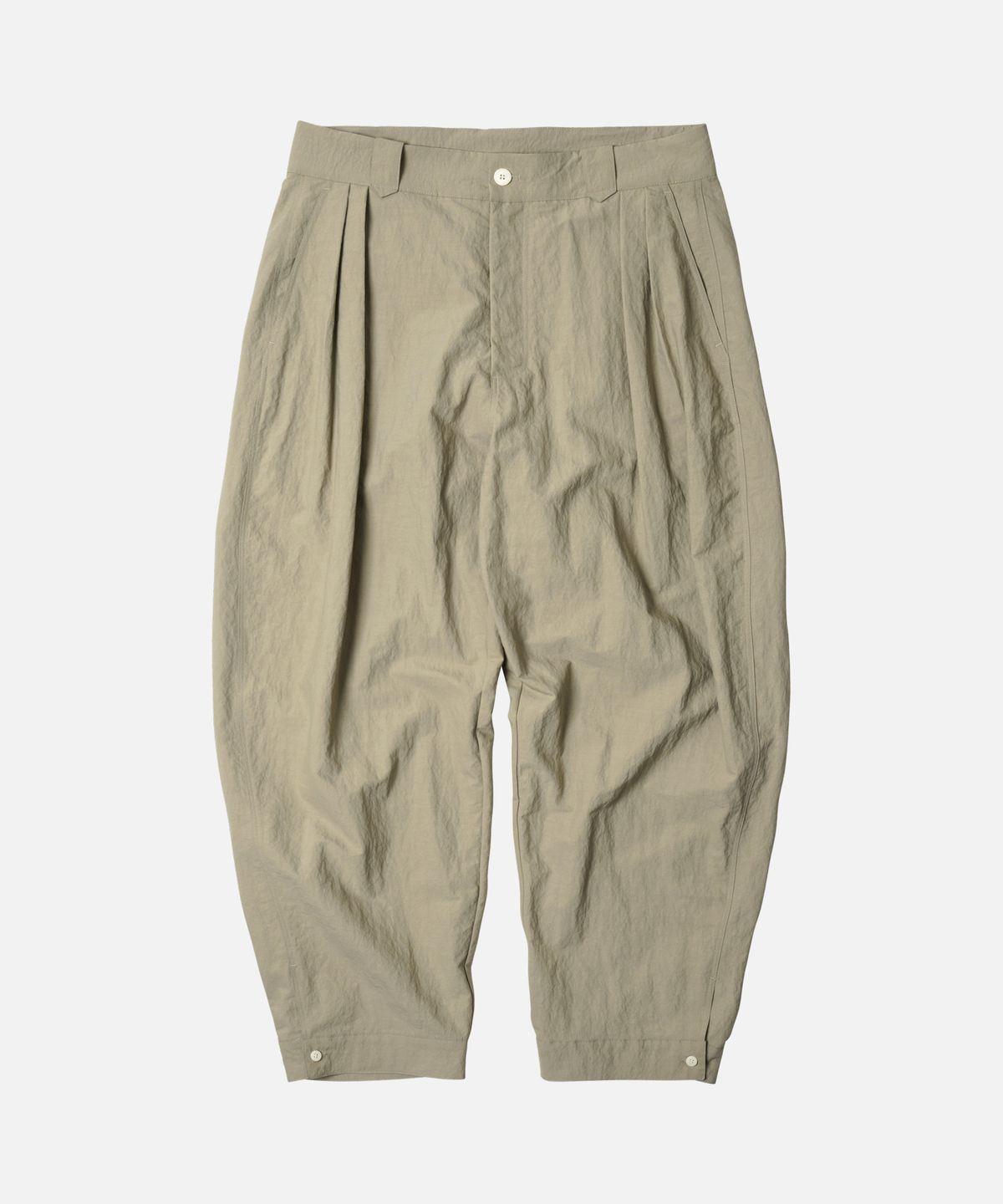프리즘웍스(FRIZMWORKS) CURVED CUFFS PANTS _ BEIGE