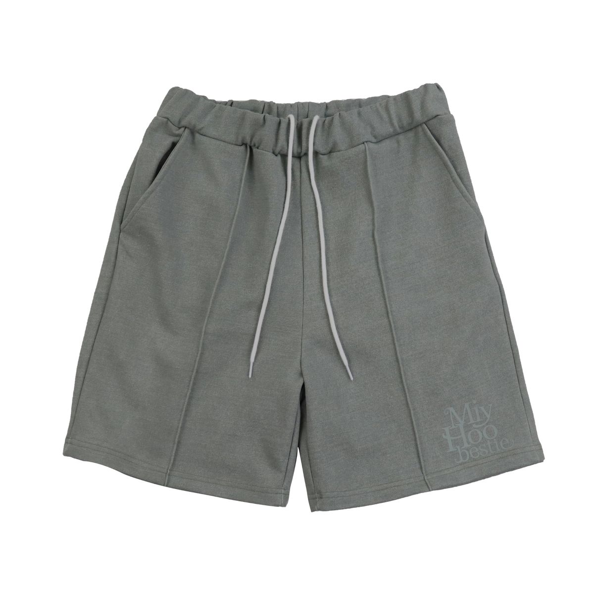 미와이후(MIYHOO) LOGO SHORTS (DYEING KHAKI)
