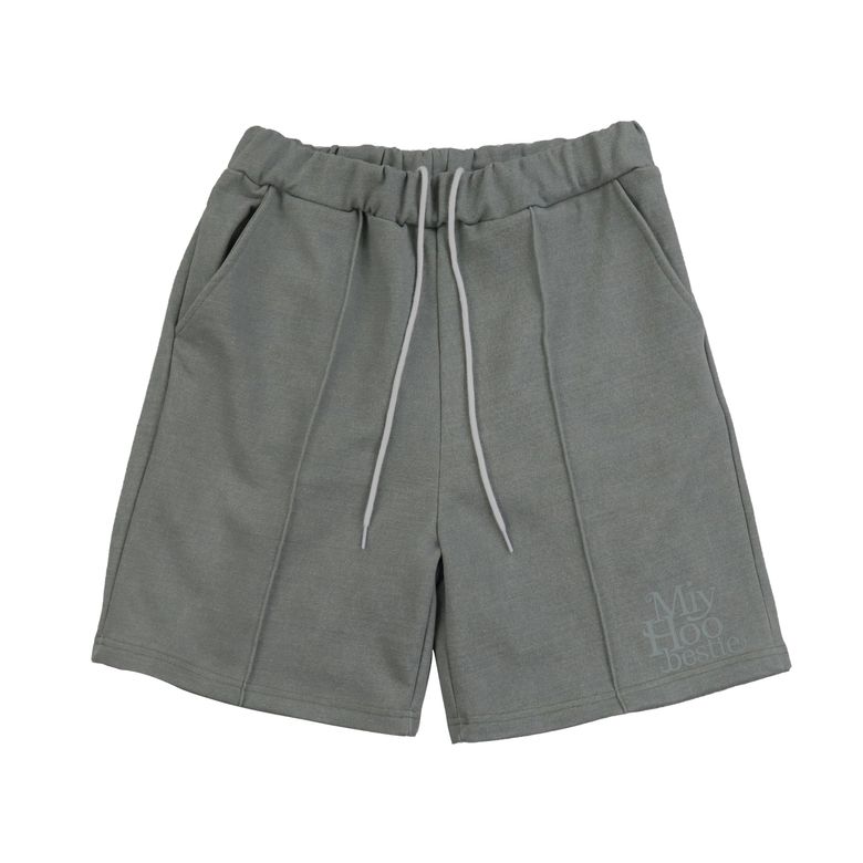 LOGO SHORTS (DYEING KHAKI)