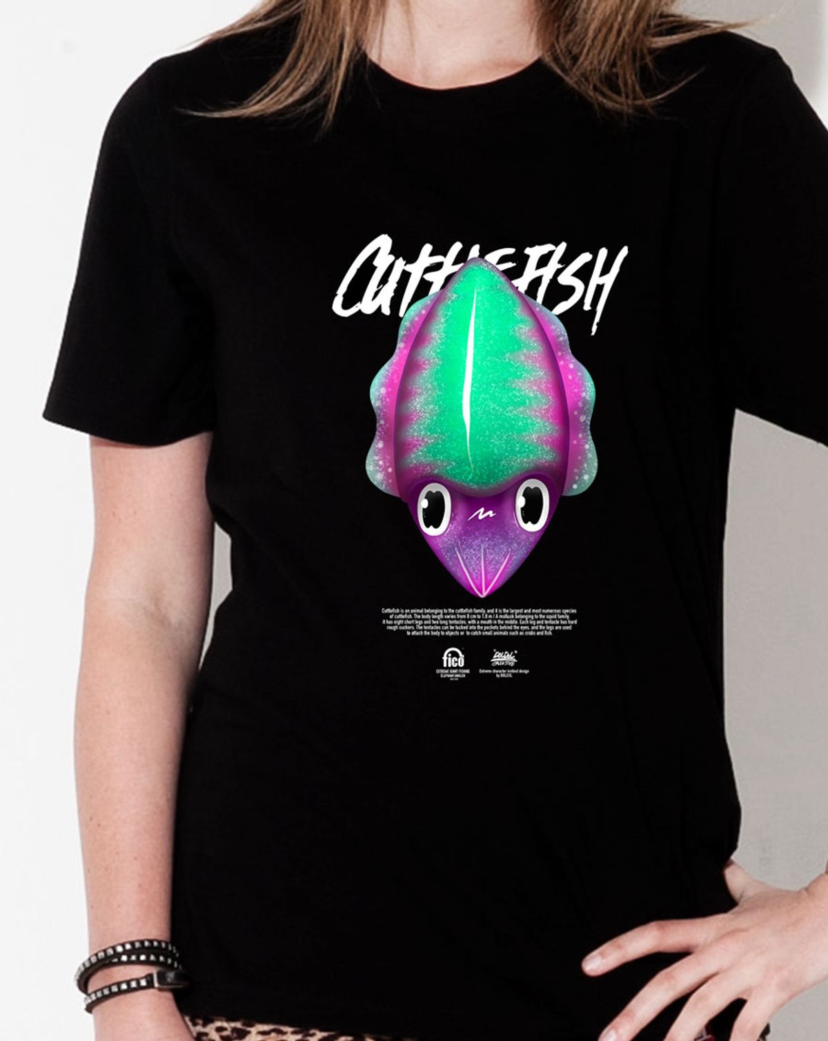 돌돌(DOLDOL) FICO_tshirts-171 익스트림 낚시 브랜드 피코 시즌2 캐릭터 그래픽 디자인 티셔츠