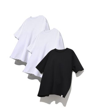 [3PACK] 컴포트 티 화이트/블랙