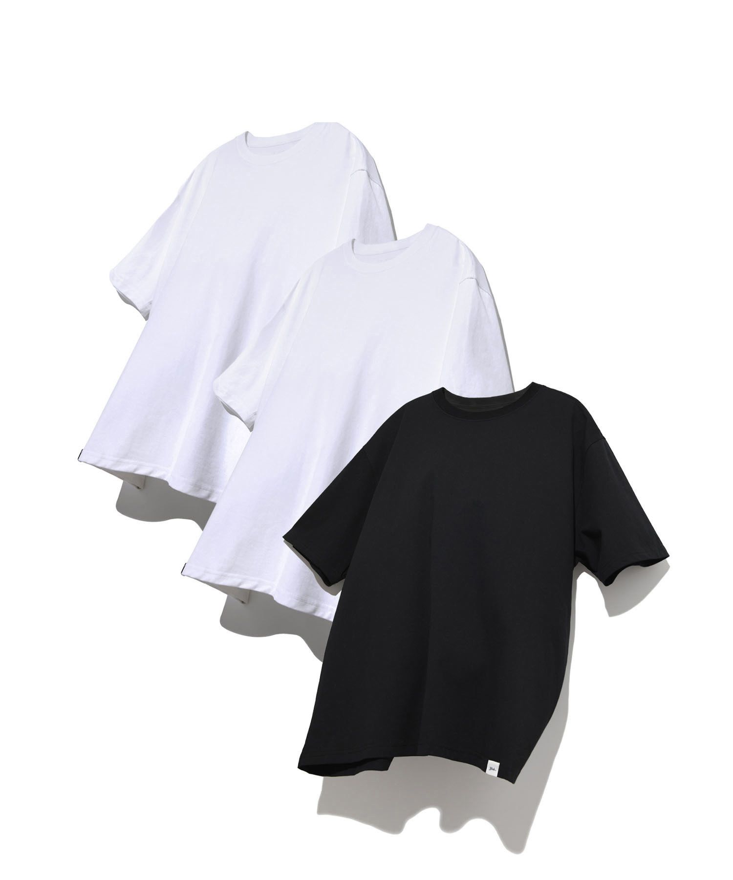 [3PACK] Comfort Tee White/Black