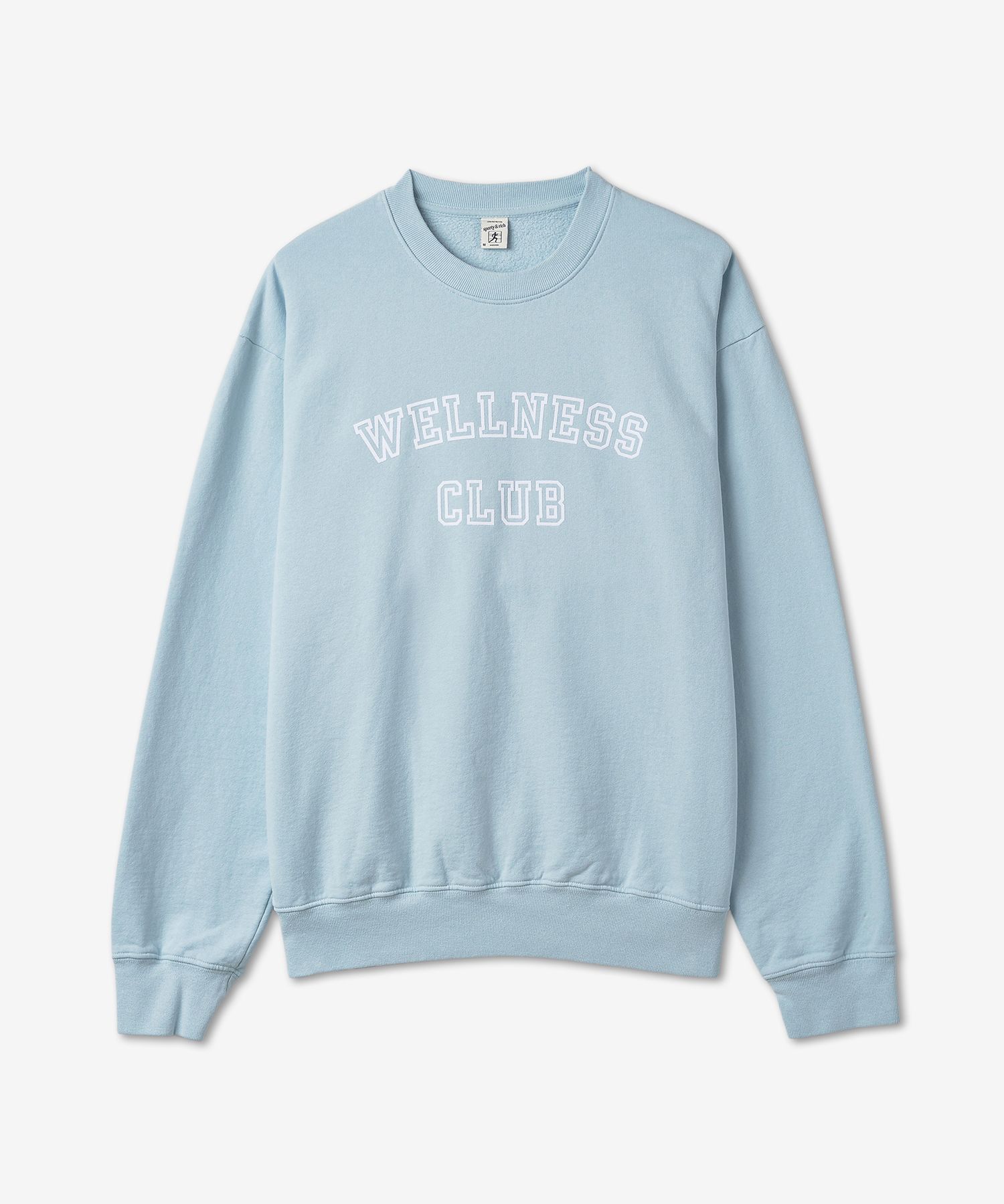 スウェット・トレーナー Sporty & Rich Wellness Club Unisex Sweatshirt CR761BB MUSINSA | SPORTY&RICH Wellness Club Sweatshirt - Light Blue