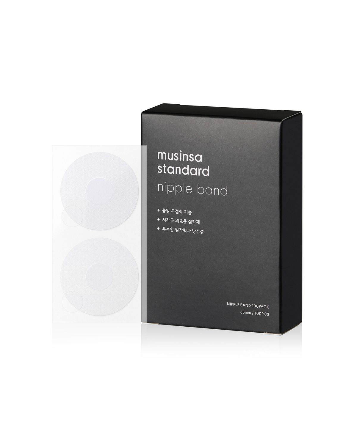 무신사 스탠다드(MUSINSA STANDARD) 무신사 스탠다드 니플 밴드 100매 [반투명]