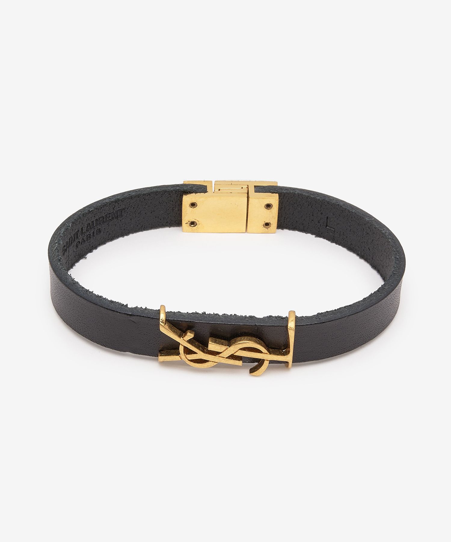 アクセサリーその他 SAINT LAURENT Men Jewel Black 7088150IH0E 1000 サンローラン SAINT LAURENT ブレスレット アクセサリー