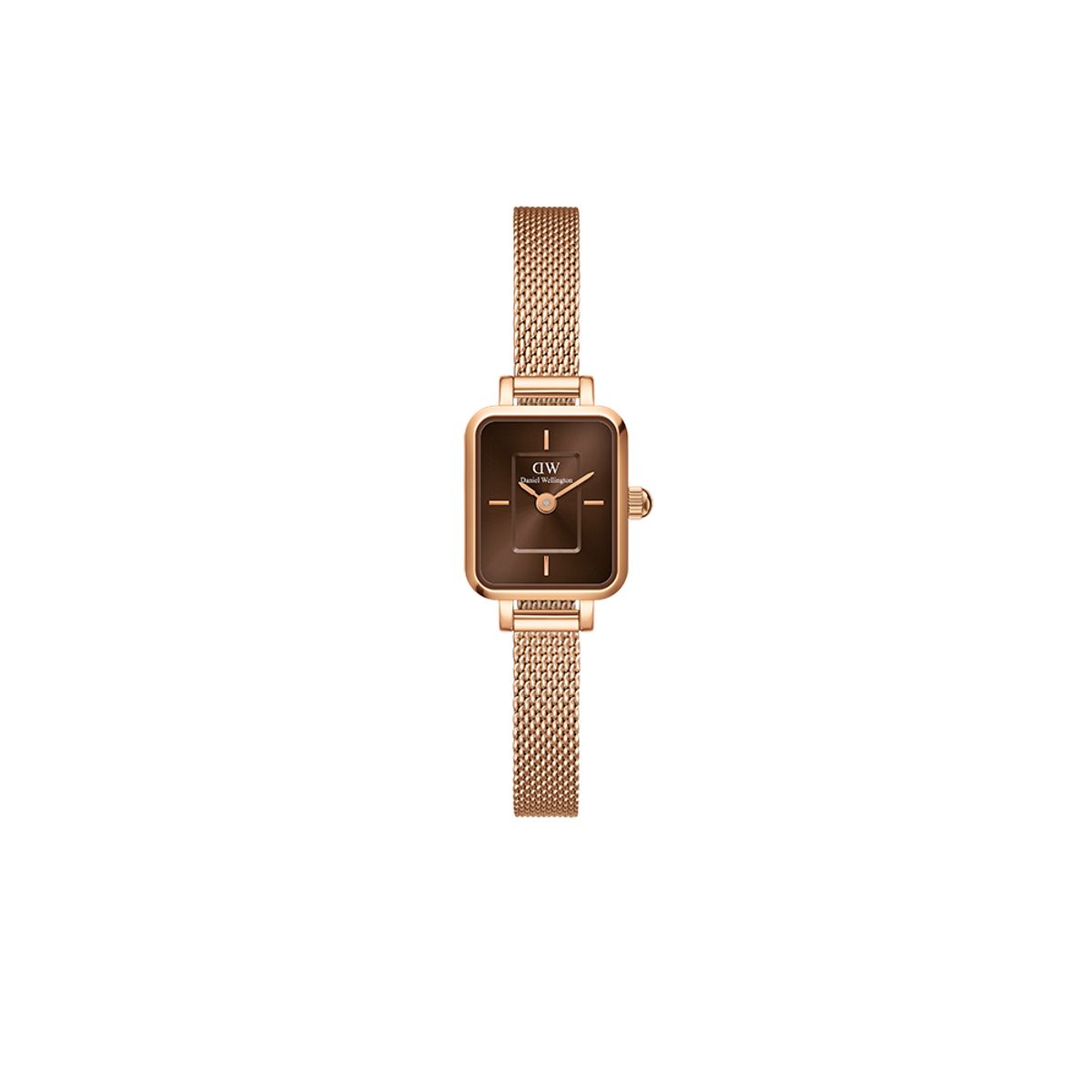 다니엘 웰링턴(DANIEL WELLINGTON) QUADRO MINI MELROSE AMBER 미니멀 손목시계