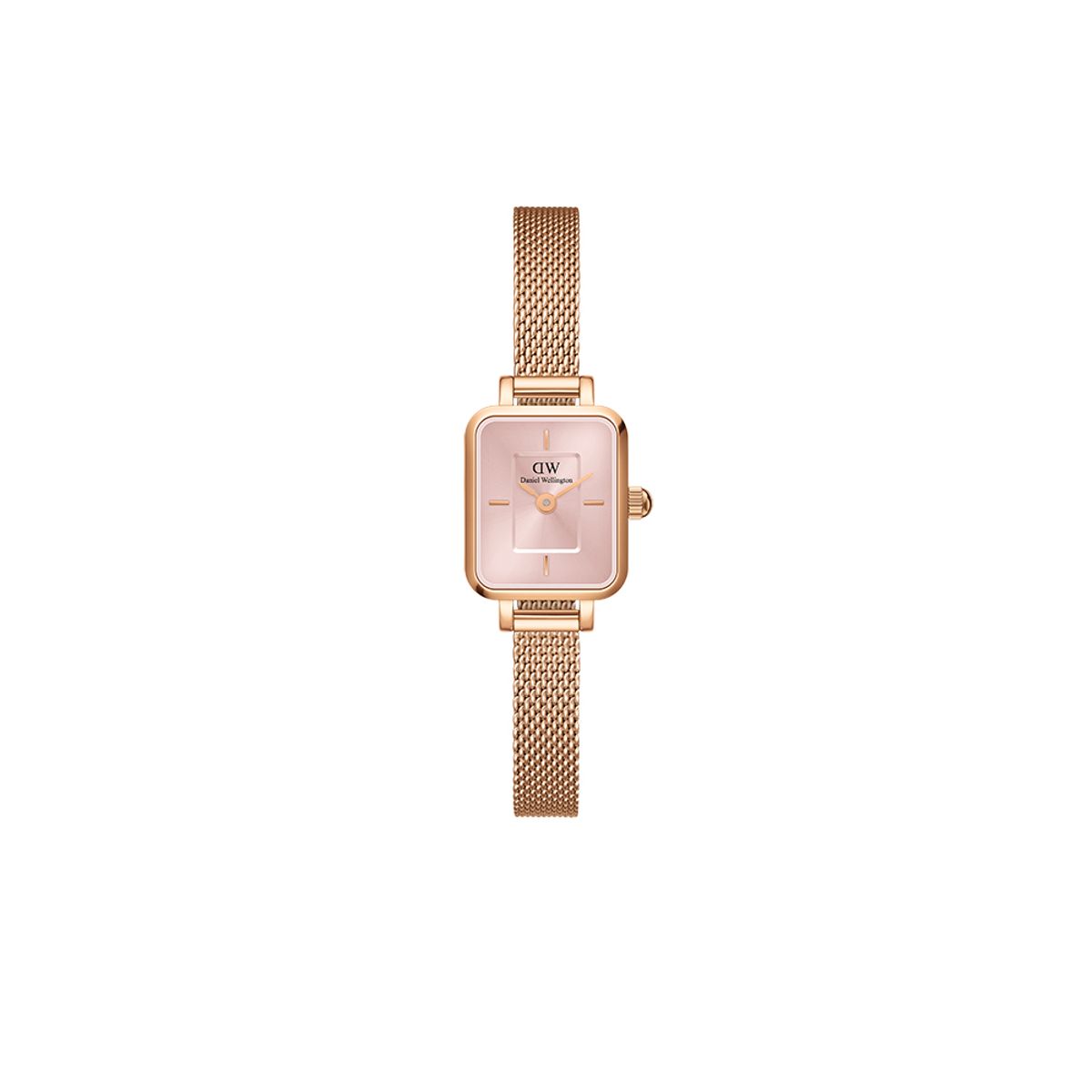 다니엘 웰링턴(DANIEL WELLINGTON) QUADRO MINI MELROSE BLUSH 핑크 사각 패션시계