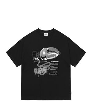 하이파이 사운드 티셔츠_블랙