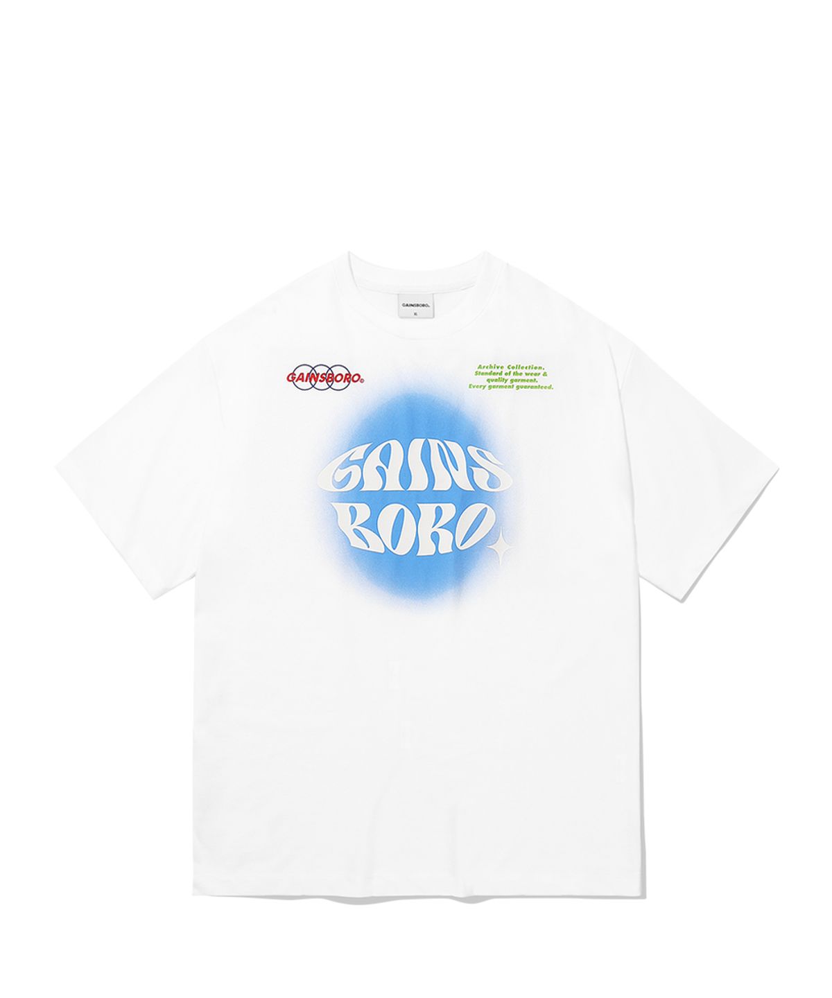 게인스보로(GAINSBORO) 유니버스클럽 티셔츠_화이트