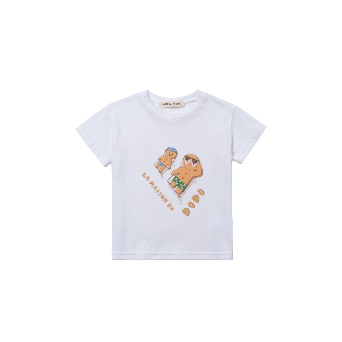 라메종드도도(LA MAISON DE DODO) Basic Dodo Short Sleeve T-Shirt with Tanning Cookies_반팔티