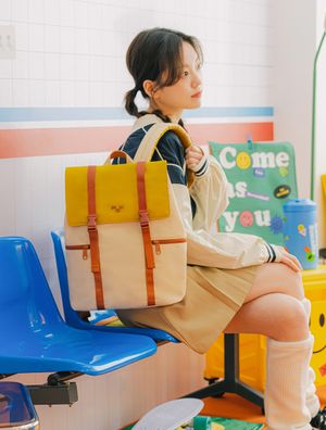 시로 백팩 - 옐로우크림