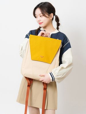 영 백팩 - 옐로우크림