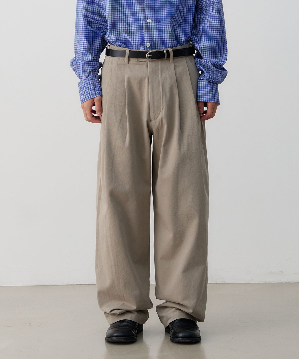 노운(NOUN) wide chino pants (khaki beige)