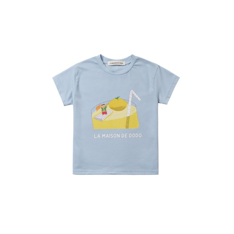 Basic Dodo Short Sleeve T-Shirt with Lemonade Island_반팔티